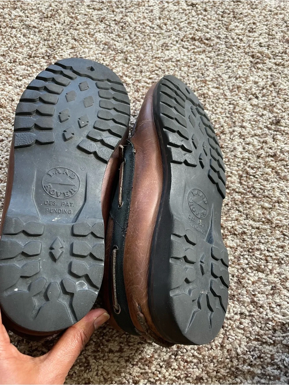 Vintage Land Rover® Genuine Handsewn leather boots/shoes